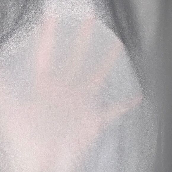 Vintage White Sheer Short Sleeve Blouse USA Size 10 - Picture 6 of 13